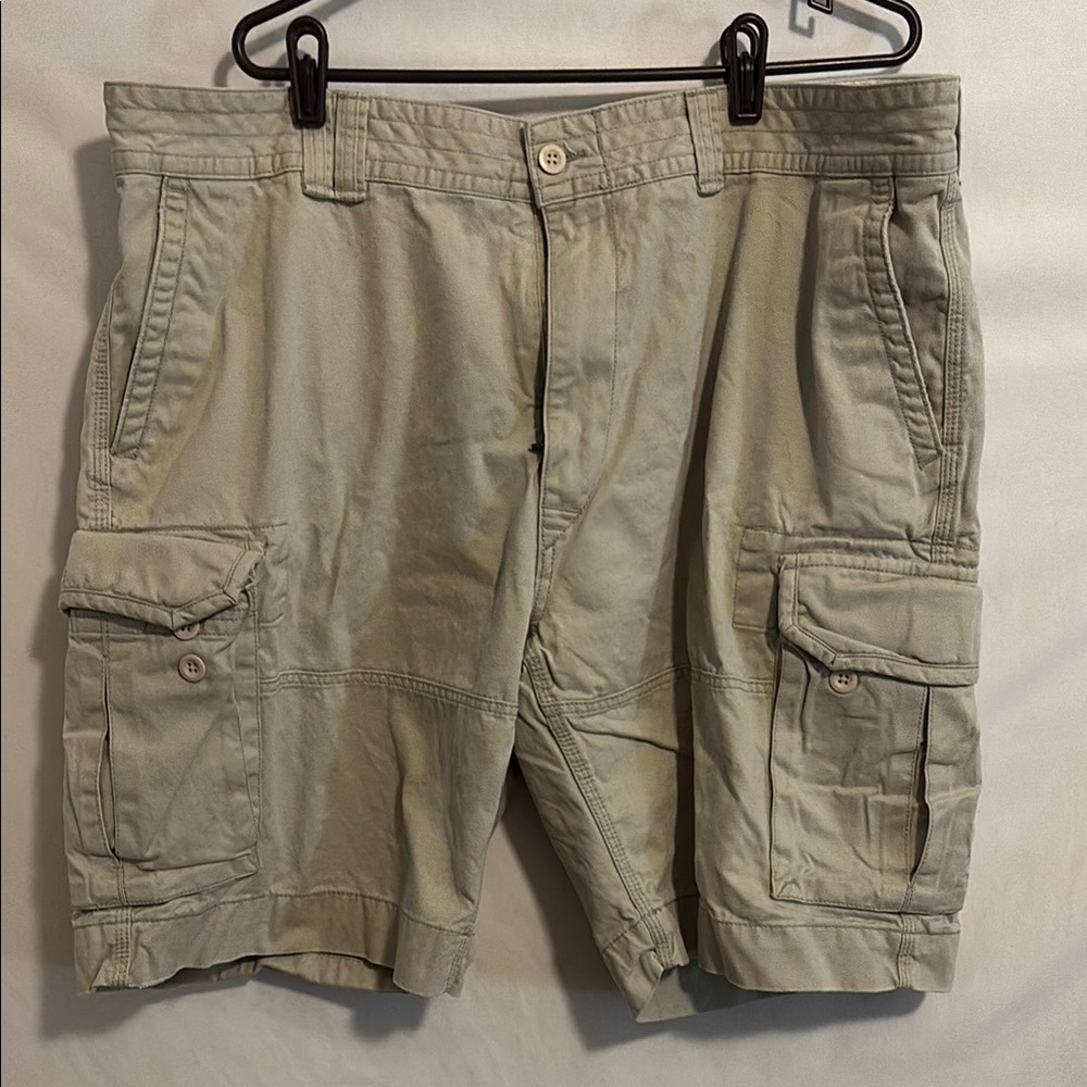 Ralph Lauren Tan Cargo Shorts Casual Cotton Blend